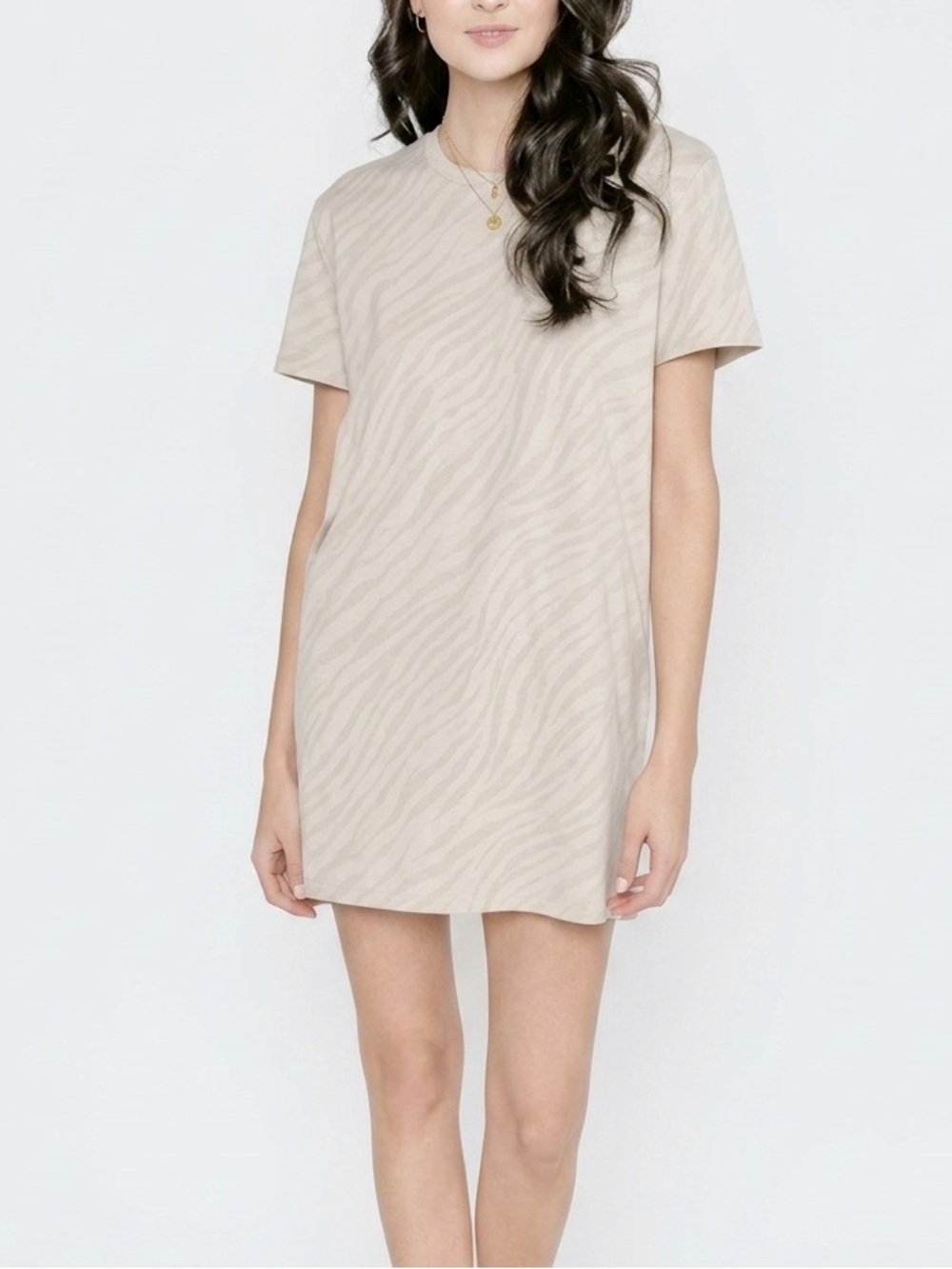 Smash + Tess Everyday T-shirt Dress Safari Large with Pockets 100% Cotton Canada